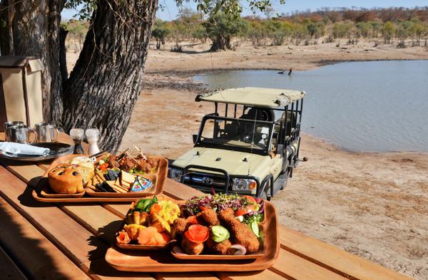 Ghoha Hills Savuti Lodge Lunch stop game drive
