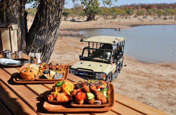 Ghoha Hills Savuti Lodge Lunch stop game drive