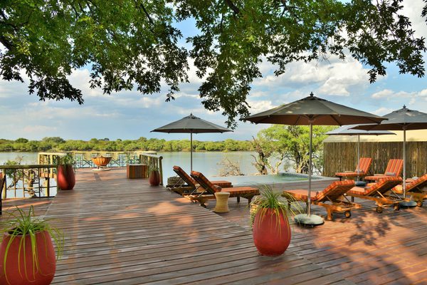 Jackalberry Chobe elevated deck with swimming pool