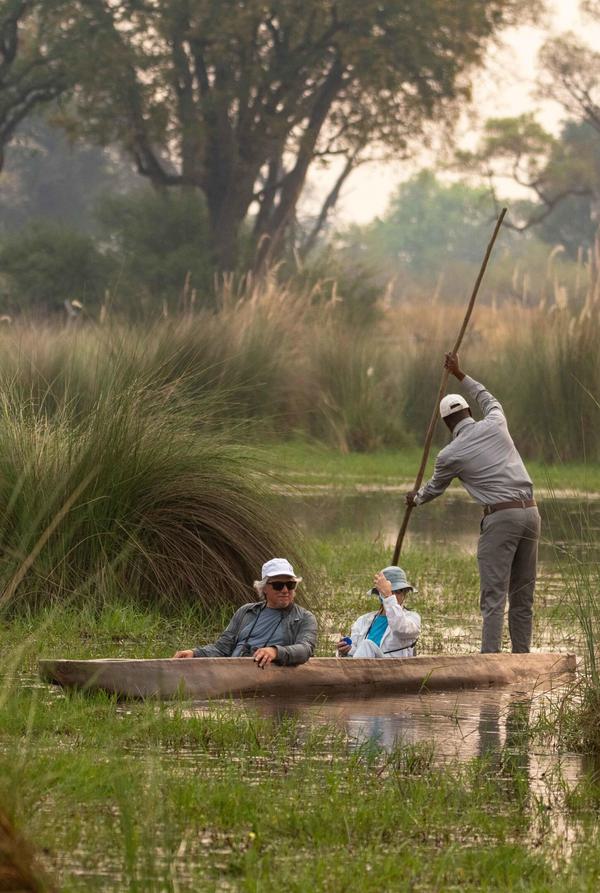 North Island Okavango Mokoro PORTRAIT