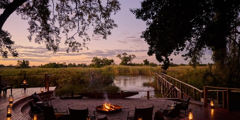 Nxamaseri Main Area Fire Place and Deck