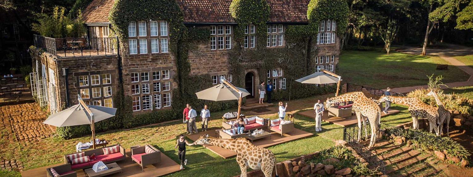 Afternoon tea at Giraffe Manor copyright scott ramsay