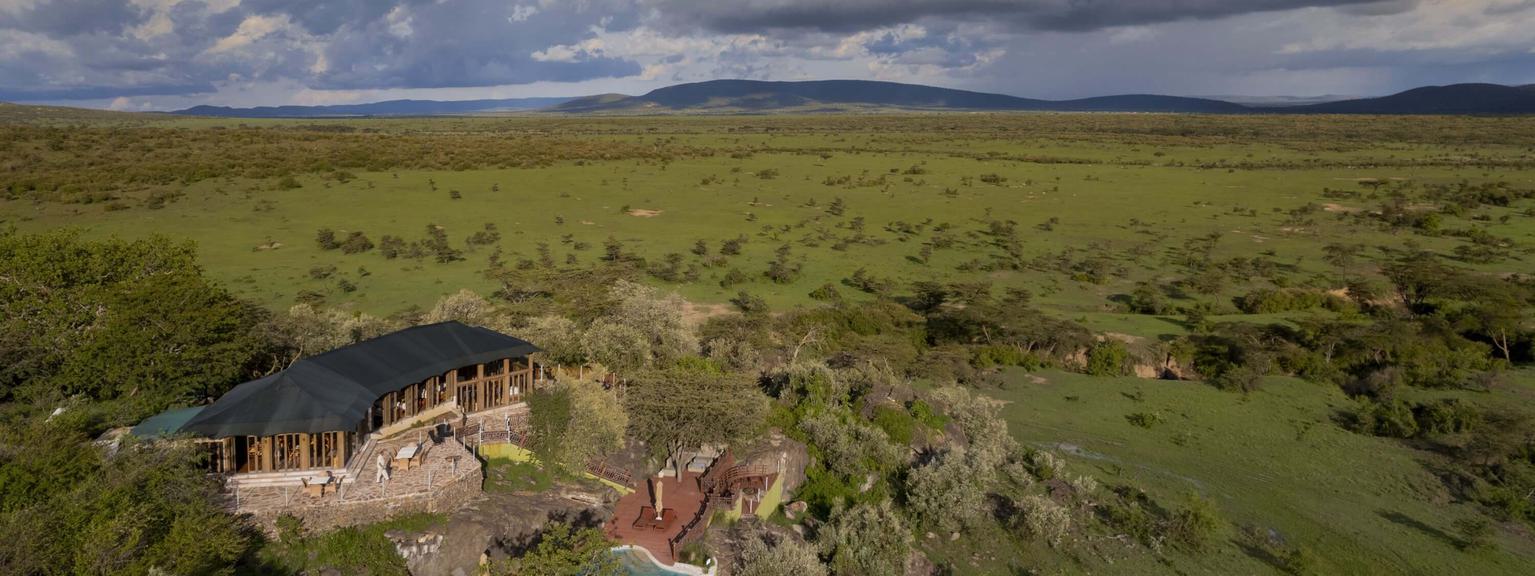 Hemingways Ol Seki Mara Main Areas Aerial View