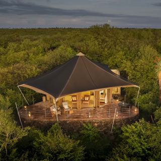 Hemingways Ol Seki Mara Nina Tent Aerial View