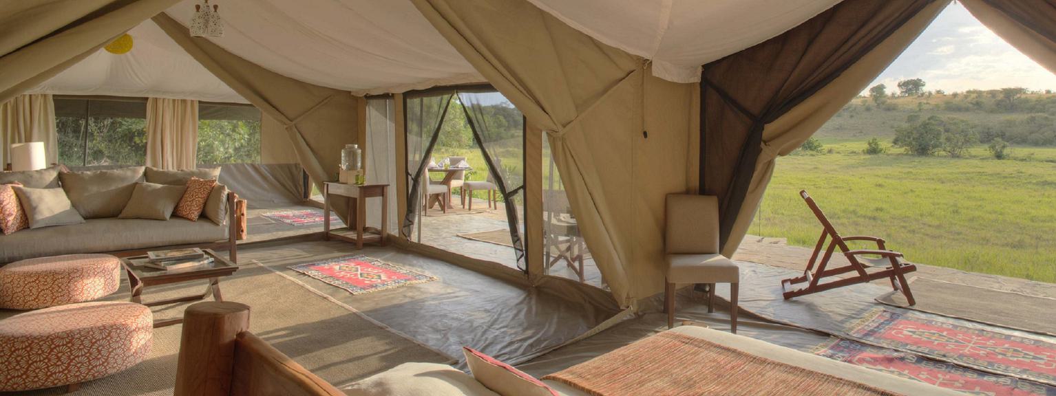 Kicheche Mara Tent Interior and View