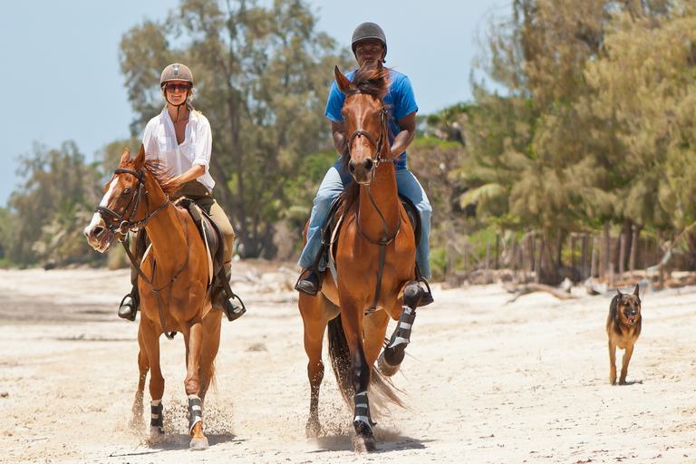 Kinondo Kwetu Hotel Horseriding on the Beach