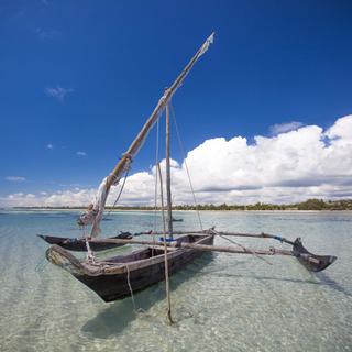 Traditional boat Kinondo Kwetu