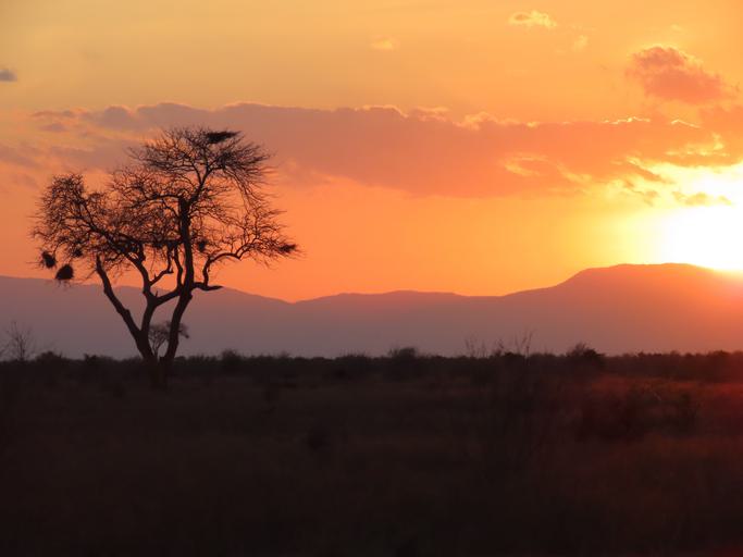 Tsavo sunset