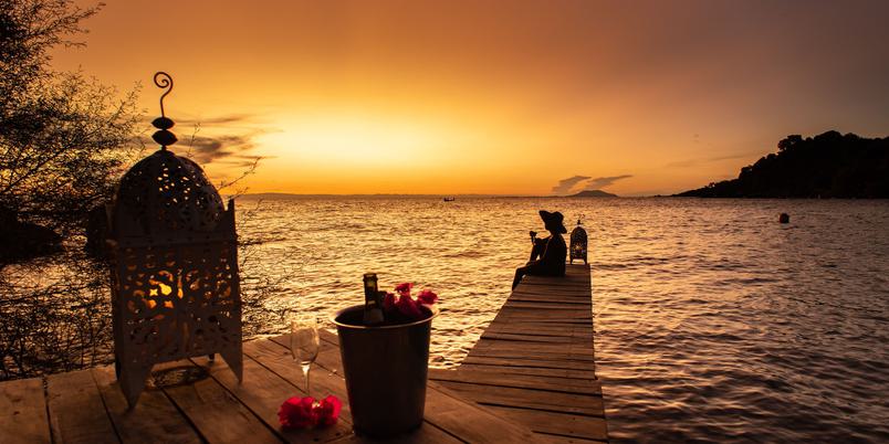 Kaya Mawa jetty sunset CA