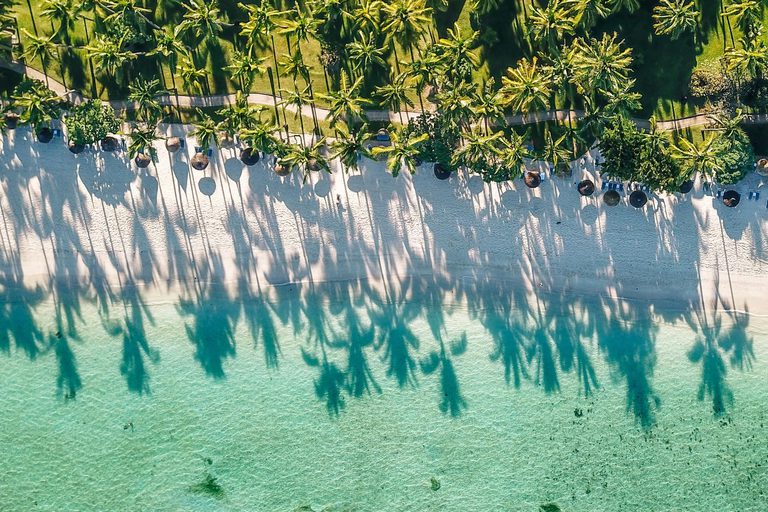 La Pirogue Aerial View of beach