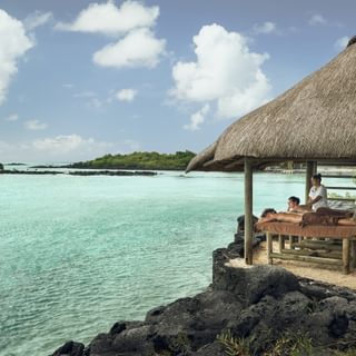 Paradise Cove Outdoor Spa Pavilion with View