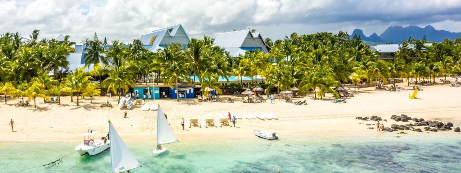 Victoria Beachcomber Watersports and Hotel View