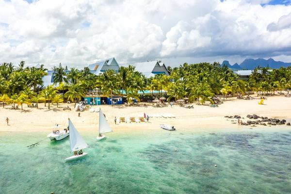 Victoria Beachcomber Watersports and Hotel View