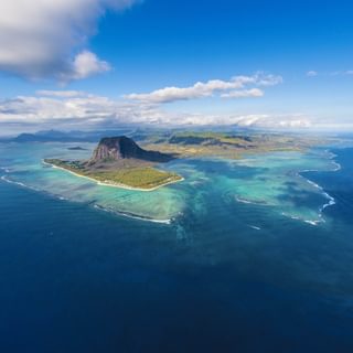 Le Morne aerial view Mauritius