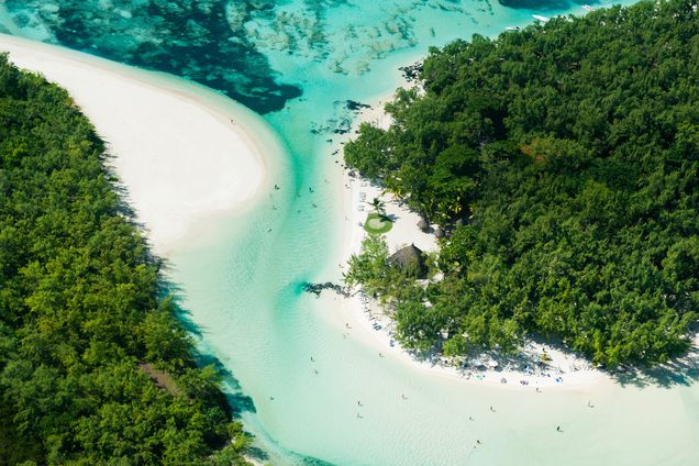 Mauritius Beach Aerial SS