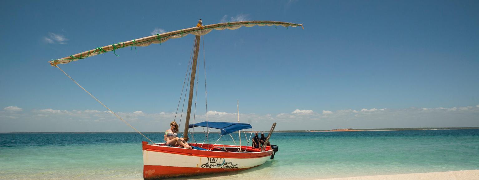 Bahia Mar boat on beach
