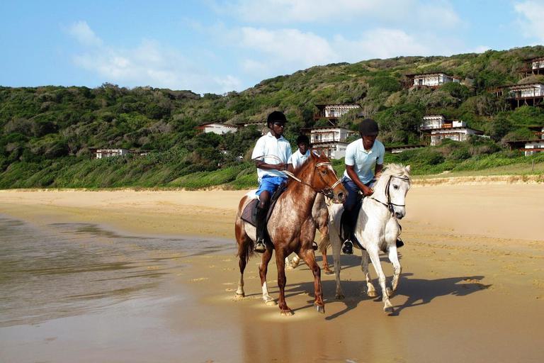 White Pearl horse riding