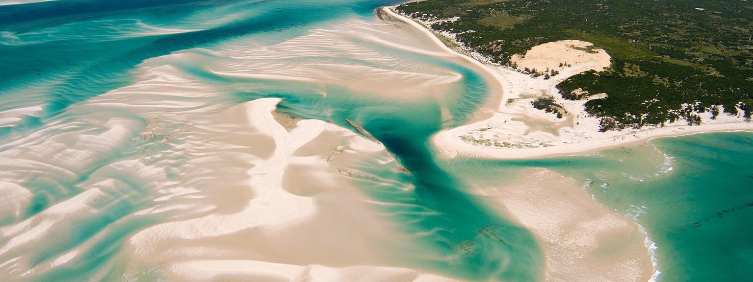 And Beyond Benguerra Island aerial view