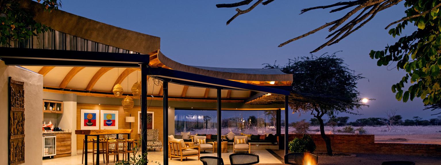 Anderssons at Ongava Evening Firepit