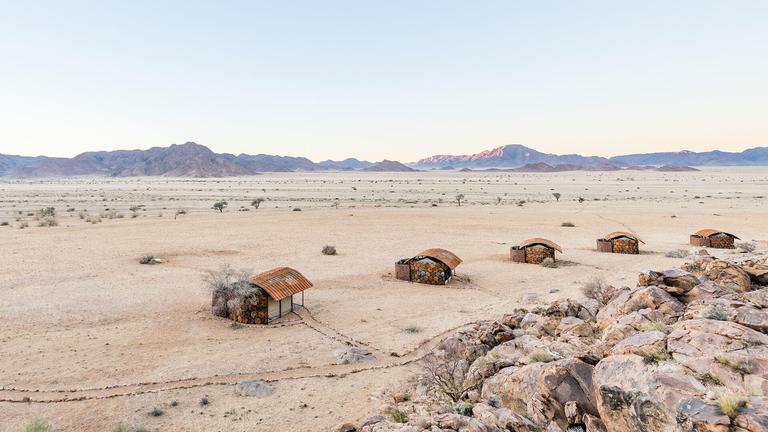 Camp Sossus Aerial Shot