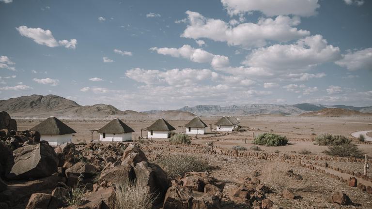 Desert Homestead Lodge view towards Mountains