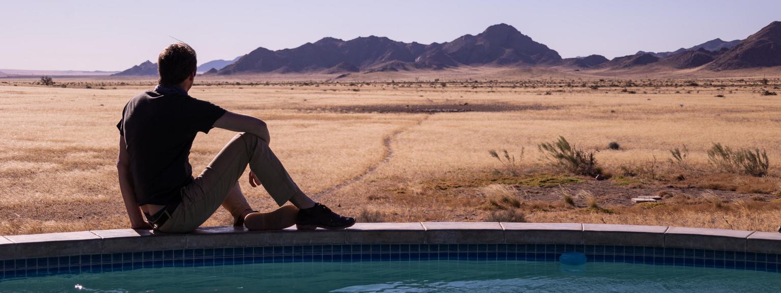 Desert Homestead Pool and View