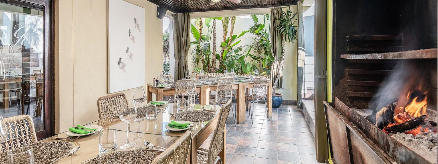 Galton House Restaurant Braai Area