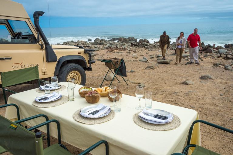 Wilderness Hoanib Skeleton Coast Camp Guided Walk Dining