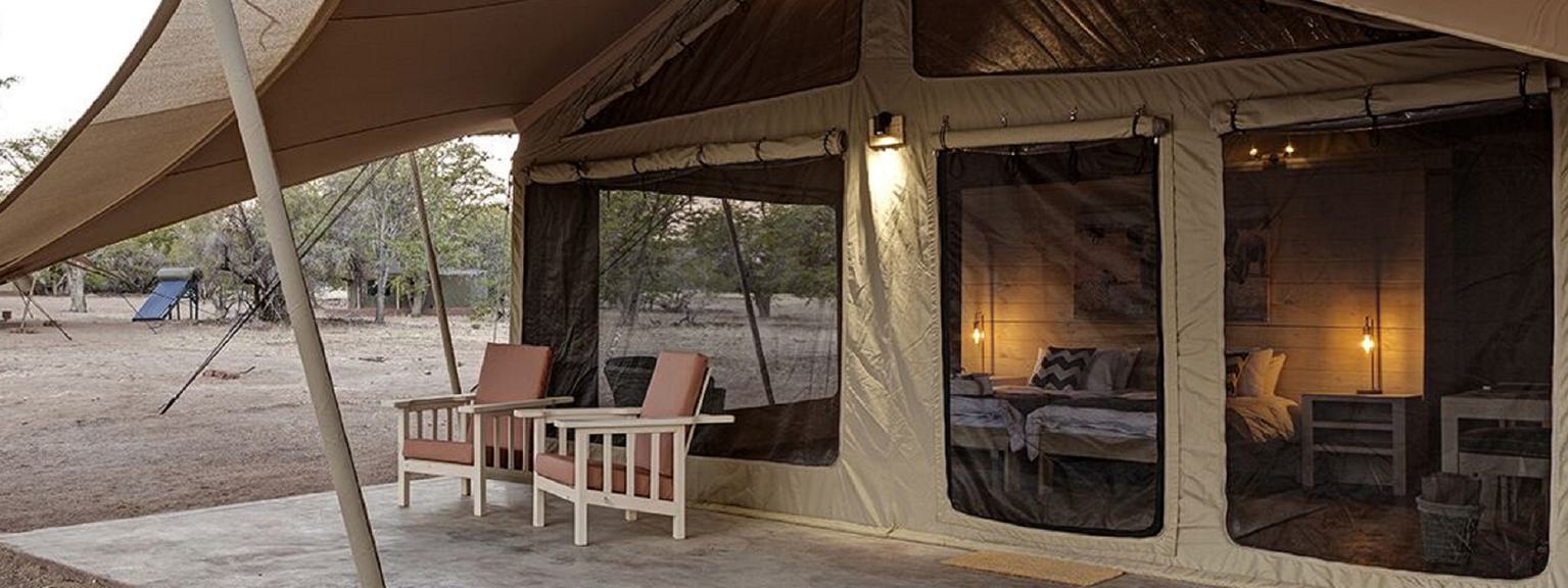 Malansrus Tented Camp Tent Exterior and Deck