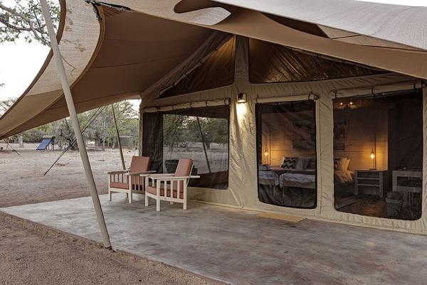 Malansrus Tented Camp Tent Exterior and Deck