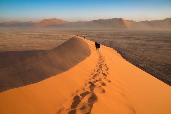 Dune walking Namib National Park