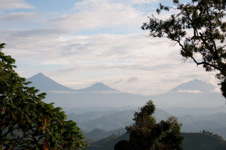 Virunga Volcanos misty landscape SS