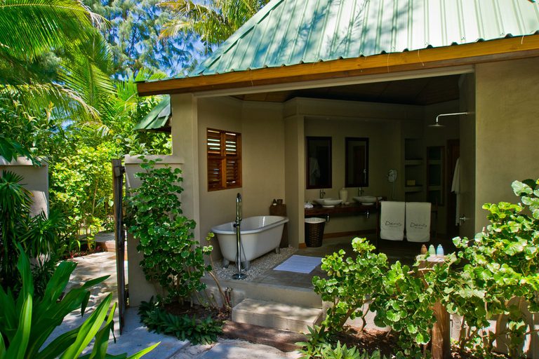 Denis Island Outdoor Bathroom