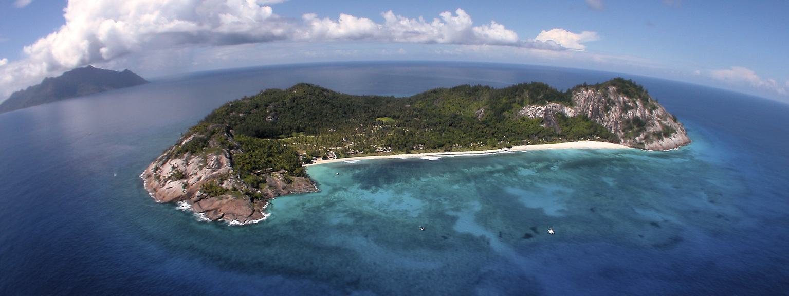 North island aerial view