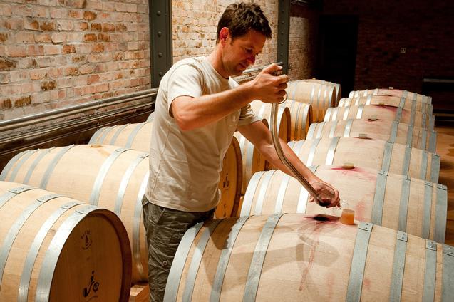 Babylonstoren Cellarmaster Charl Coetzee at Work