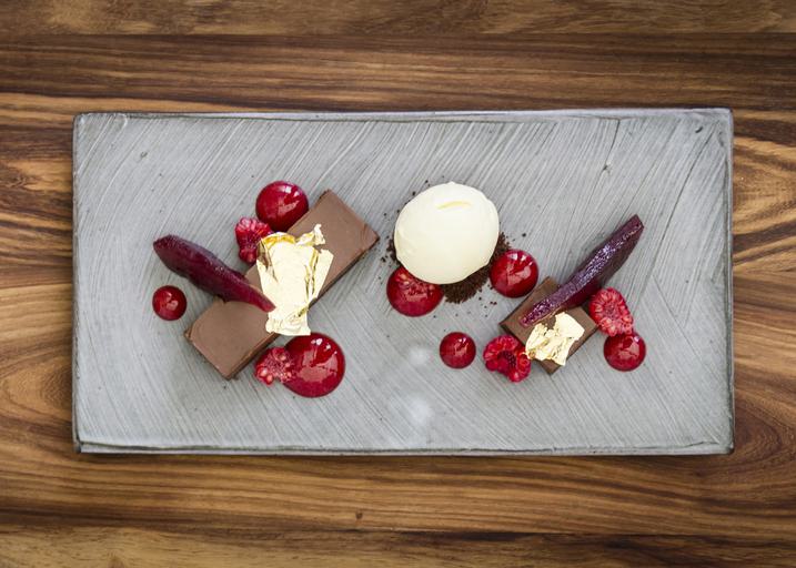 Colourful Chocolate dessert Grootbos food