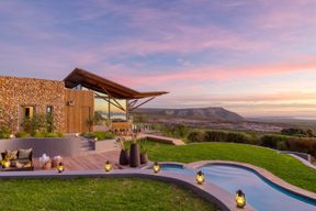 Grootbos Garden Lodge view over pool
