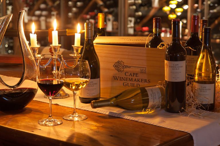 Grootbos wine cellar wine