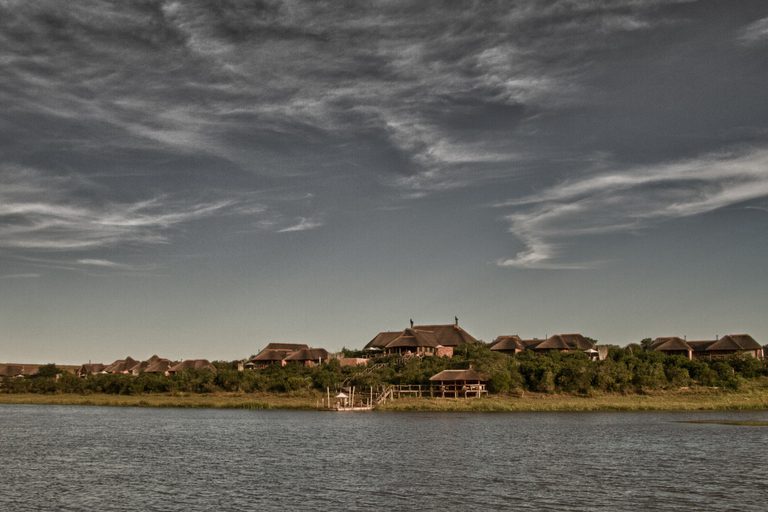 Water Lodge exterior and River Pumba Game Reserve