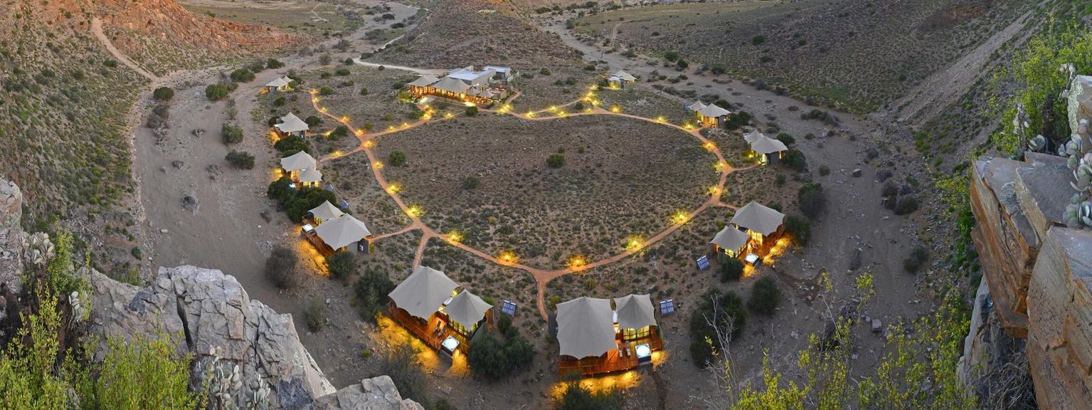Sanbona Dwyka Tented Lodge Aerial