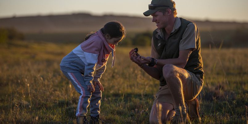 Shamwari Kids on safari with ranger