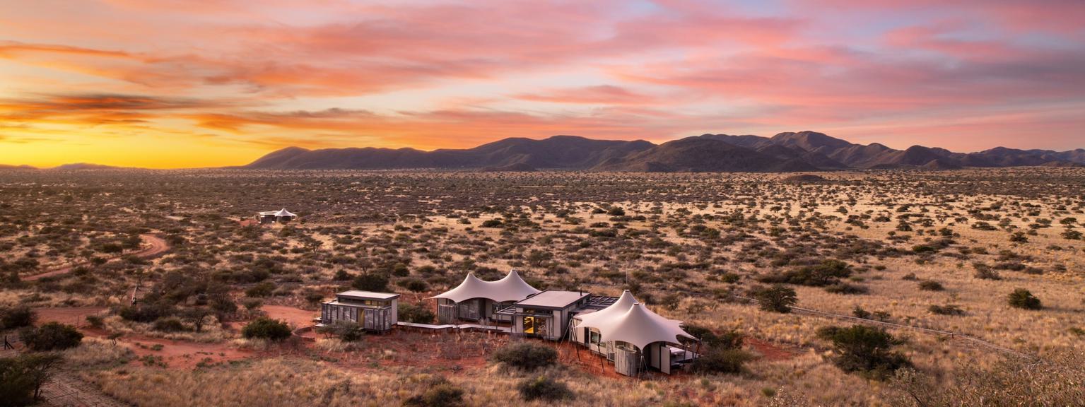 Loapi Aerial View at Sunset Hero