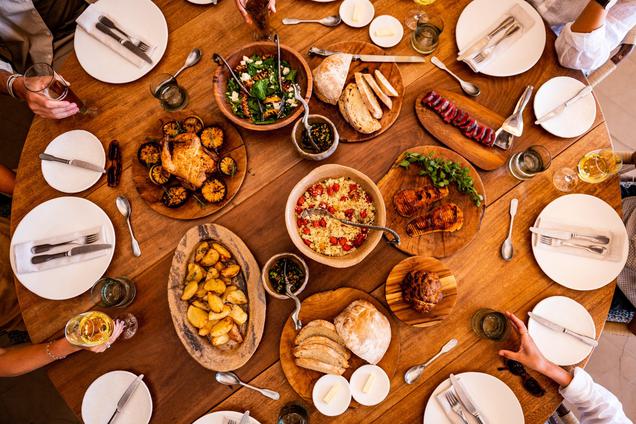 Table of food Tswalu