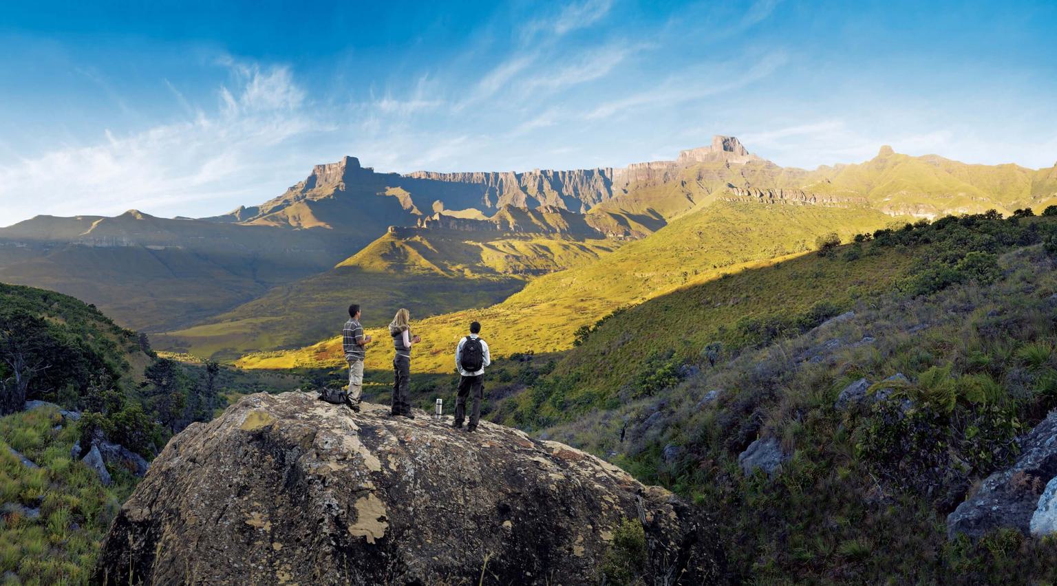 Drakensberg Panoramic View SAT