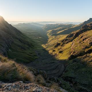 View of Sani Pass KZN SAT