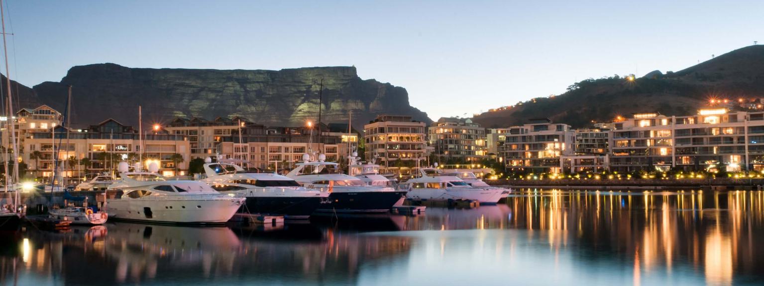 Cape Town VA waterfront at night