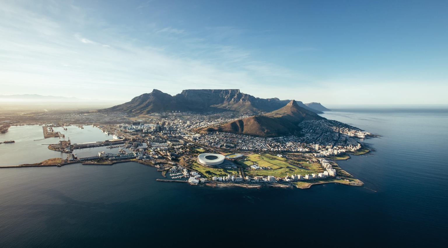 Cape Town from the air
