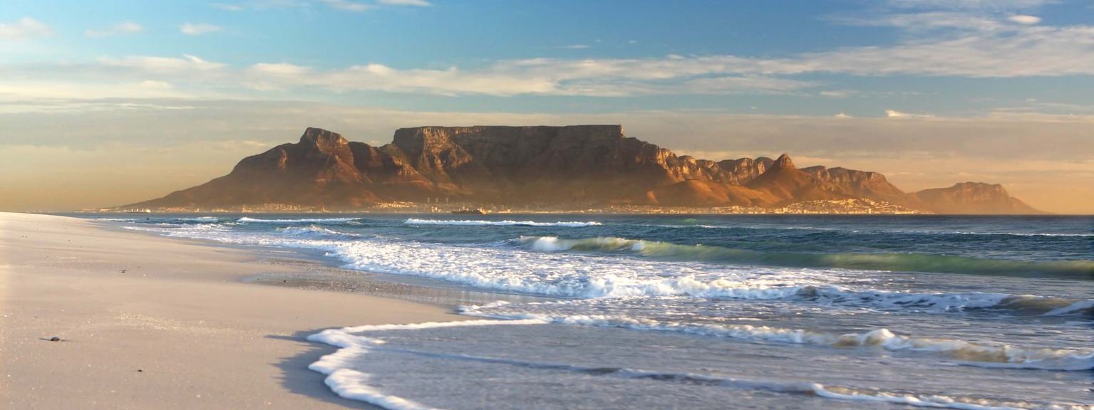 Cape Town view from Bloubergstrand