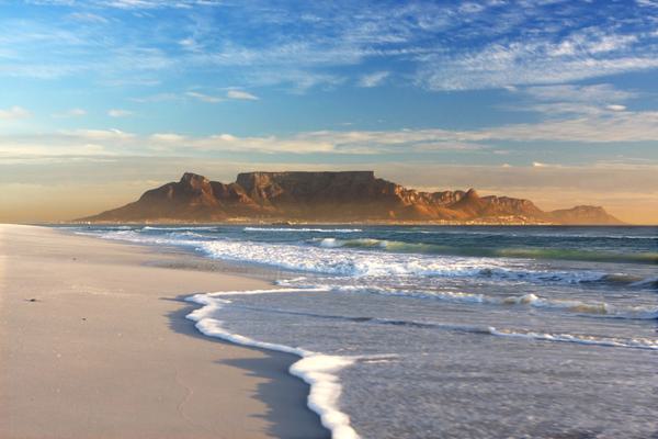 Cape Town view from Bloubergstrand