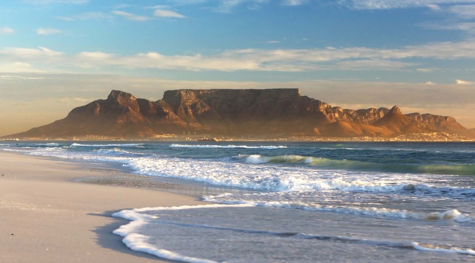 Cape Town view across sea